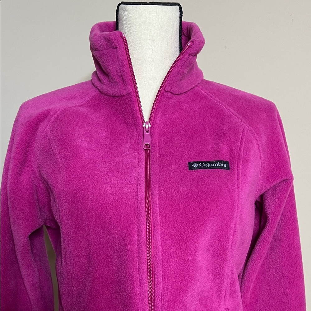 💘Columbia Women's Vibrant Pink Benton Sping Jacket - Picture 8 of 17